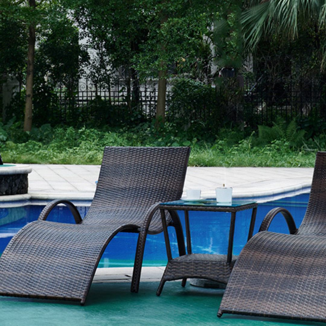 Synthetic Rattan Pool Furniture